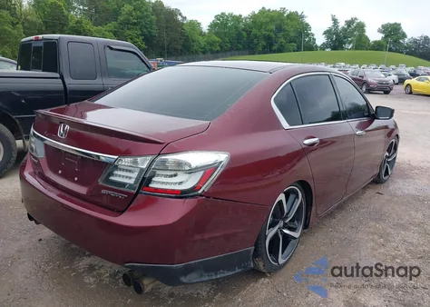 2013 Honda Accord Sport from USA, damaged, VIN 1HGCR2F50DA185007